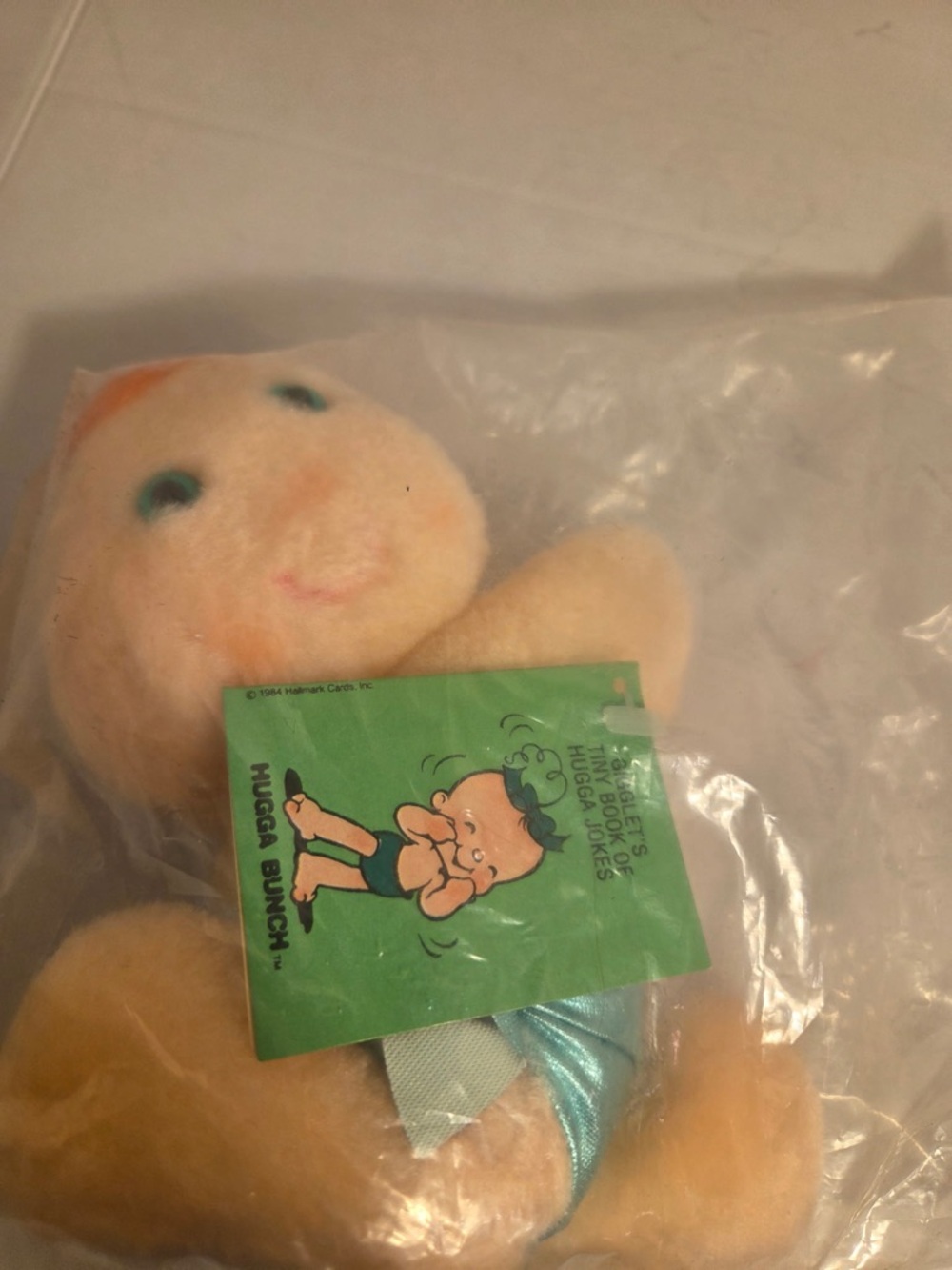 New! 1980s Vintage Hallmark Hugga Bunch Gigglet Baby Doll Plush Toy